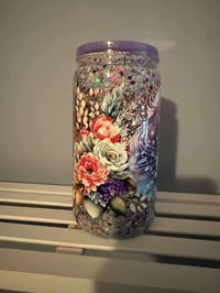 Image 3 of 🎧 Unicorn Headphones Glitter Tumbler