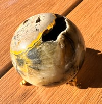 Image 2 of BUMBLEBEE JASPER SPHERE WITH CAVES 5CM