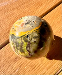 Image 5 of BUMBLEBEE JASPER SPHERE WITH CAVES 5CM