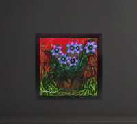 Image 2 of 'The Constant' - Acrylic on Canvas Panel, 8x8 Framed
