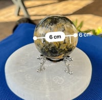 Image 7 of BUMBLEBEE JASPER SPHERE WITH CAVES 5CM