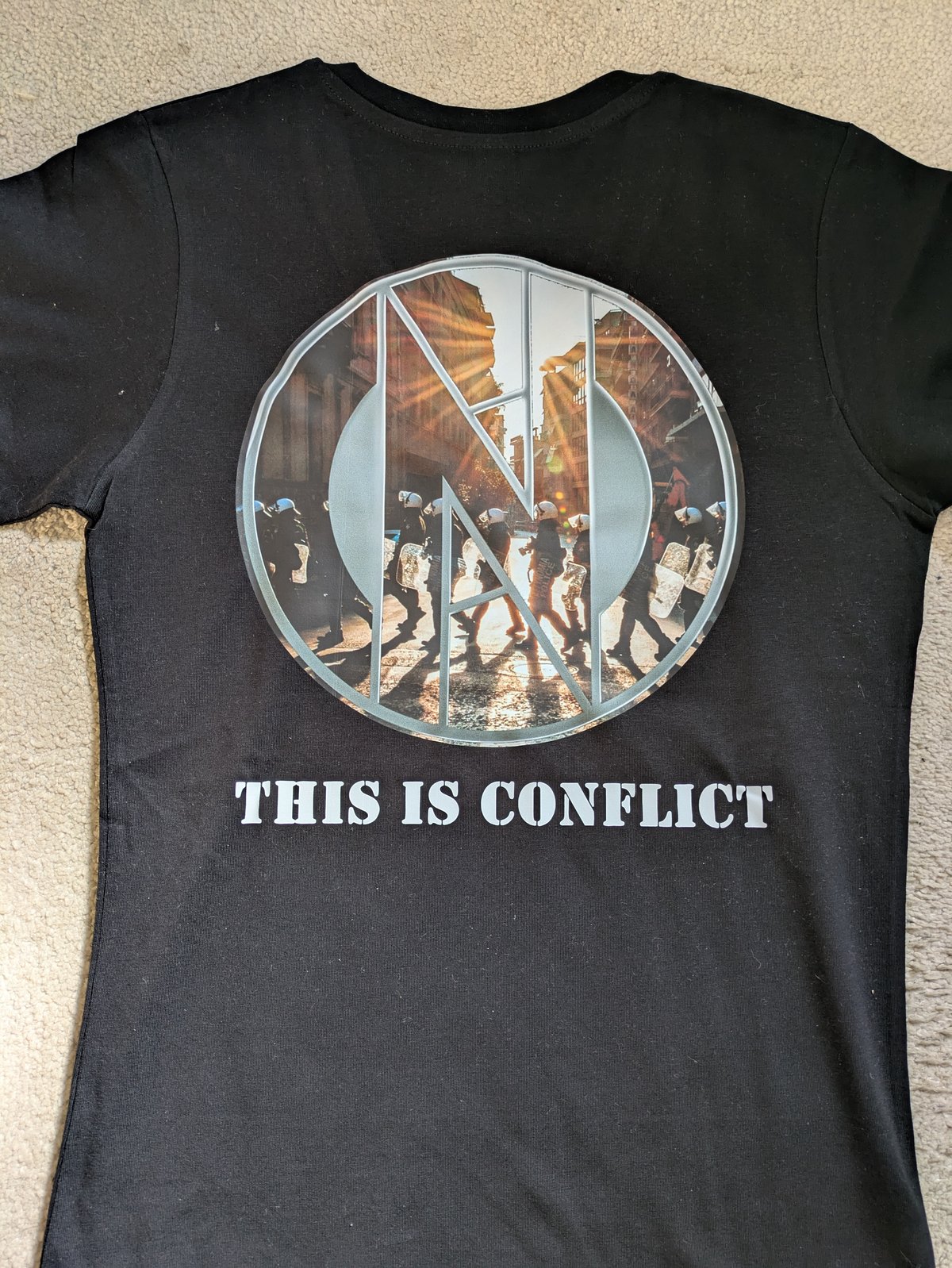 Image of CONFLICT - This Much Remains Ladies V-Neck Colour T-shirt