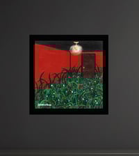 Image 2 of 'Secret Garden' - Acrylic on Canvas Panel, 8x8 Framed