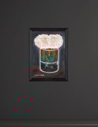 Image 2 of 'Chemistry' - Acrylic on Canvas Panel, 5x7 Framed