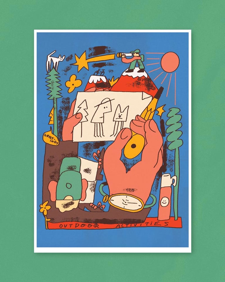Outdoor Activities - Giclée Print