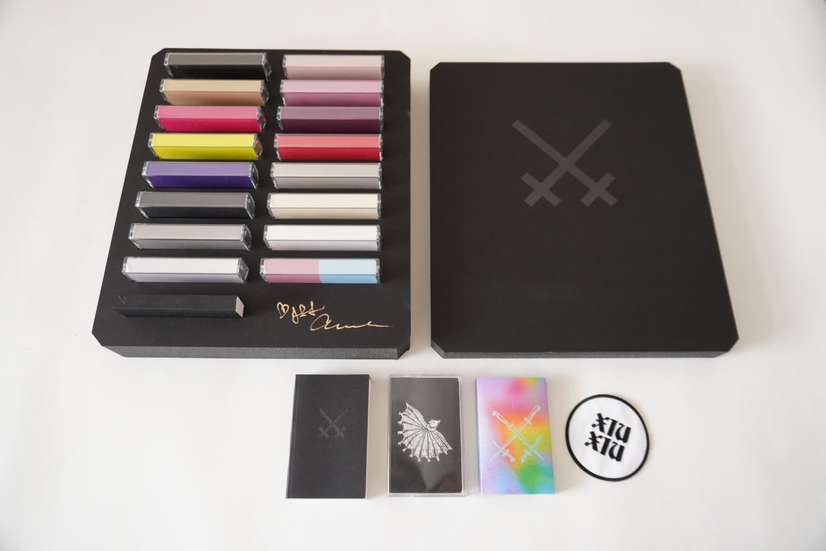 XIU XIU Ultimate Box Set (2002 - 2025) 18 cassettes, 2 books, patch (LTD, 19 BOXES)