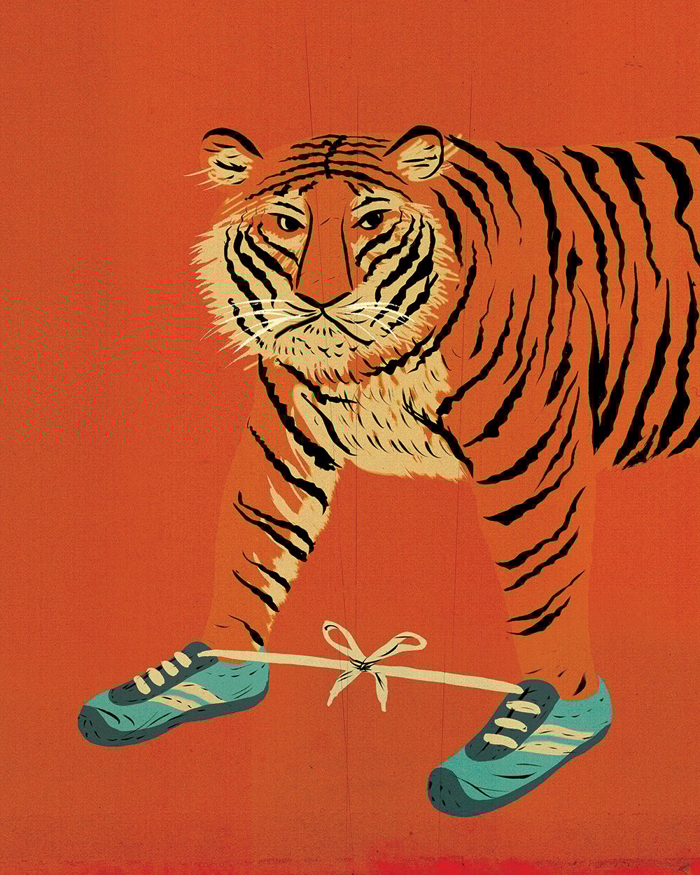 Image of Tiger Feet (24 x 30)