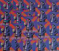 Image 1 of Pack of 25 7x7cm Inverness Caley Thistle ICTFC On Tour Football/Ultras Stickers.