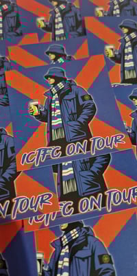 Image 2 of Pack of 25 7x7cm Inverness Caley Thistle ICTFC On Tour Football/Ultras Stickers.