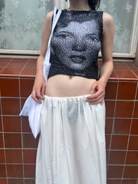 Image 2 of New merino wool knitted top M black nd white 