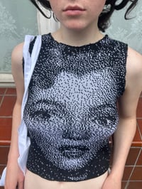 Image 3 of New merino wool knitted top M black nd white 