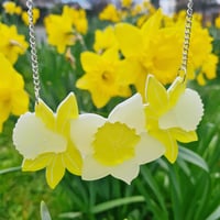 Image 1 of  Yellow Daffodil Necklace