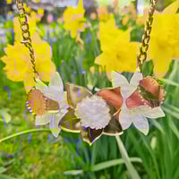 Image 1 of Gold Daffodil Necklace 