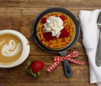 Image 2 of Cast iron skillet waffle candles 