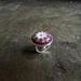 Image of Lilac and Ivory Floral Ring with Ruffle