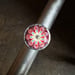 Image of Pink Tangerine and Ivory Floral Ring