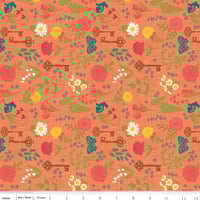 Image 1 of Orange Pressed Flowers From First Blooms