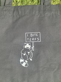 Image 4 of I BITE TERFS TOTE BAG