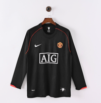Image 1 of Manchester United 07-08 Away Black Long Sleeve