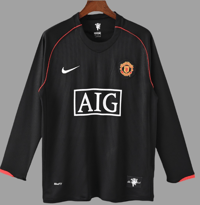 Image 3 of Manchester United 07-08 Away Black Long Sleeve