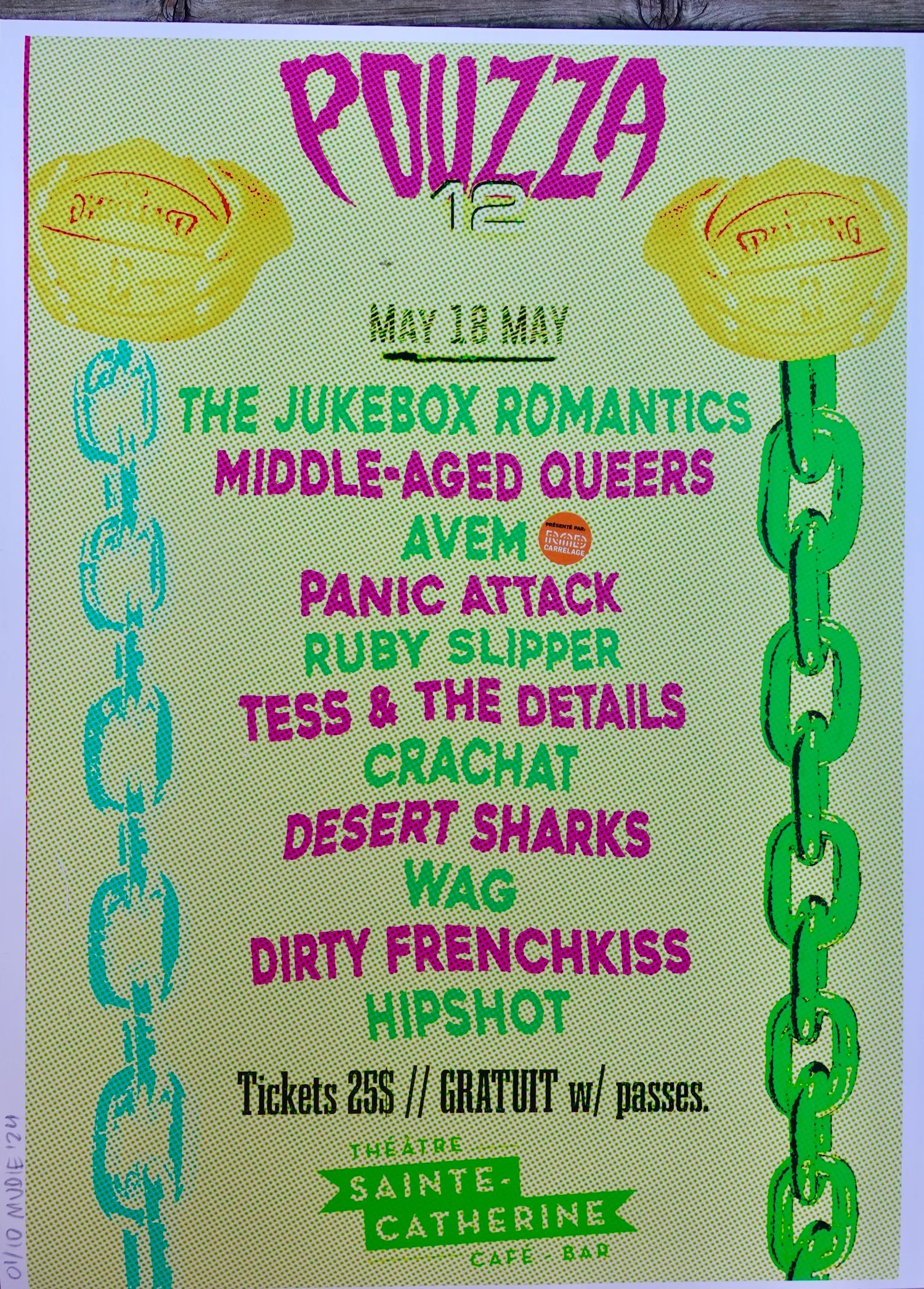 Image de Pouzza 12 Art Prints ( Quantité Limitée/Limited Quantity ) The Jukebox Romantics, etc...