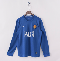 Image 1 of Manchester United 08-09 Blue Third Kit Long Sleeve