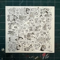 Image 2 of school of fishes drawing