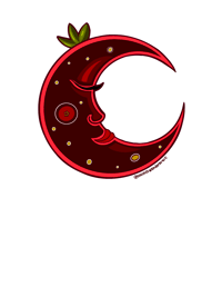 Strawberry Moon Sticker 
