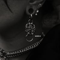 Image 4 of Boucles d'oreilles SPINE (à l'unité ou par paire)
