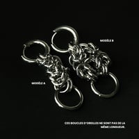 Image 2 of Boucles d'oreilles SPINE (à l'unité ou par paire)