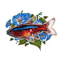 Image 2 of Cardinal Tetra Sticker