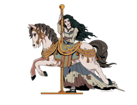 Image 2 of Haunted Carousel Sticker