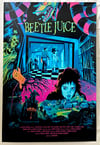 BEETLEJUICE | Artist Print silk screen {Blacklight poster}