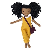 Image 1 of Lulu Handmade Linen Doll (PREORDER-THIS ITEM WILL SHIP ON OR BEFORE AUGUST 30TH, 2025)