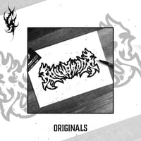 Image 1 of A4 ORIGINAL ARTWORK 'DOOM METAL LOGO'