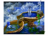 "Swimming With The Water Signs" Fine Art Print 