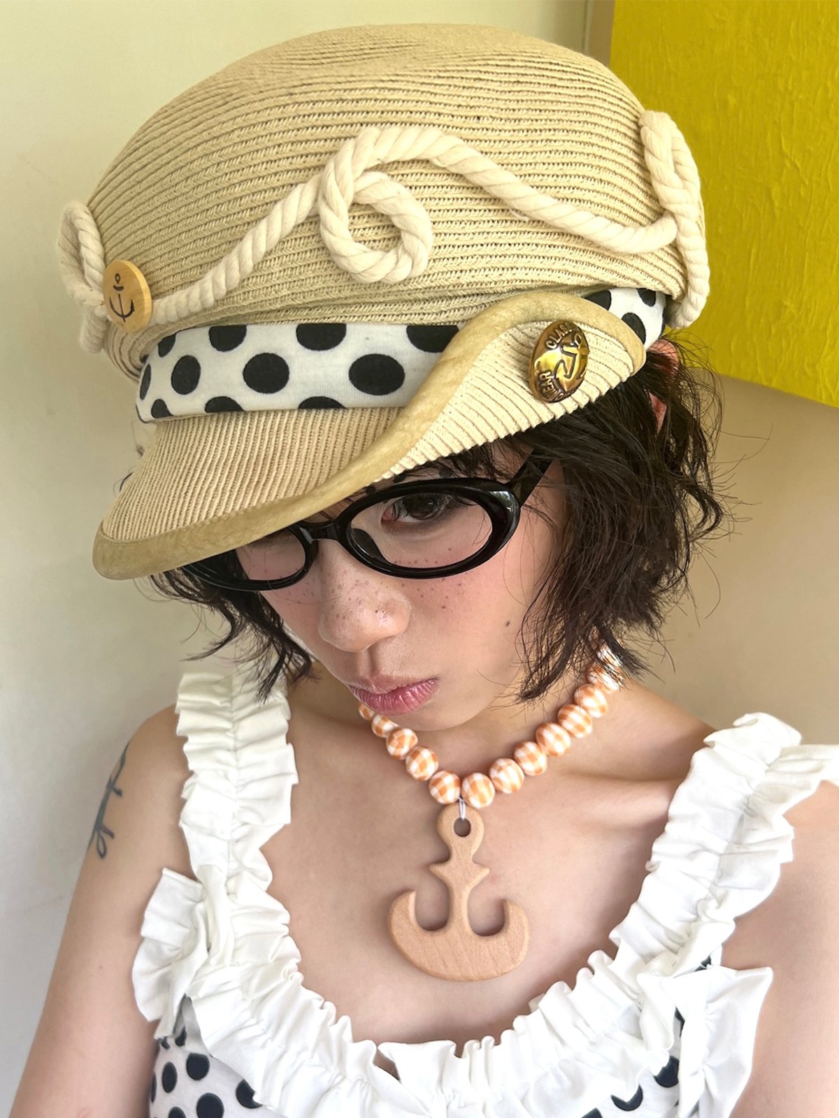 Handmade straw-woven hat| Same style as Doechii | nit alcove
