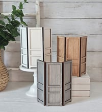Image 1 of Mini Wood Dressing Screen