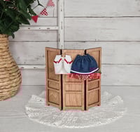 Image 5 of Mini Wood Dressing Screen