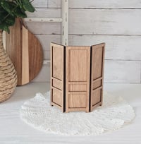 Image 3 of Mini Wood Dressing Screen
