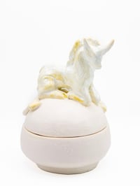 Image 1 of Iridescent Unicorn Jewlery Box