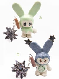 Image 1 of the Original Ceramic Bunny with Mace