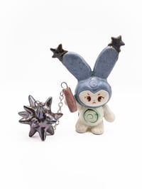 Image 3 of the Original Ceramic Bunny with Mace