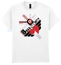 Image 4 of Bella '25 Bauhaus Heart T-shirt (White)