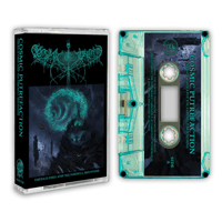 Image 1 of COSMIC PUTREFACTION - "Emerald Fires Atop The Farewell Mountains" cassette