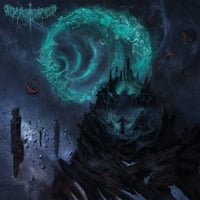 Image 2 of COSMIC PUTREFACTION - "Emerald Fires Atop The Farewell Mountains" cassette