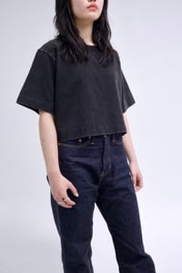 Image 3 of SuperNormal Heavy Crop BLACK
