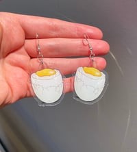 Acrylic Egg Earrings