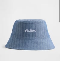 Image 2 of Gap × Malbon Linen-Cotton Reversible Logo Bucket Hat [2025