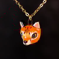 Fox Head Necklace